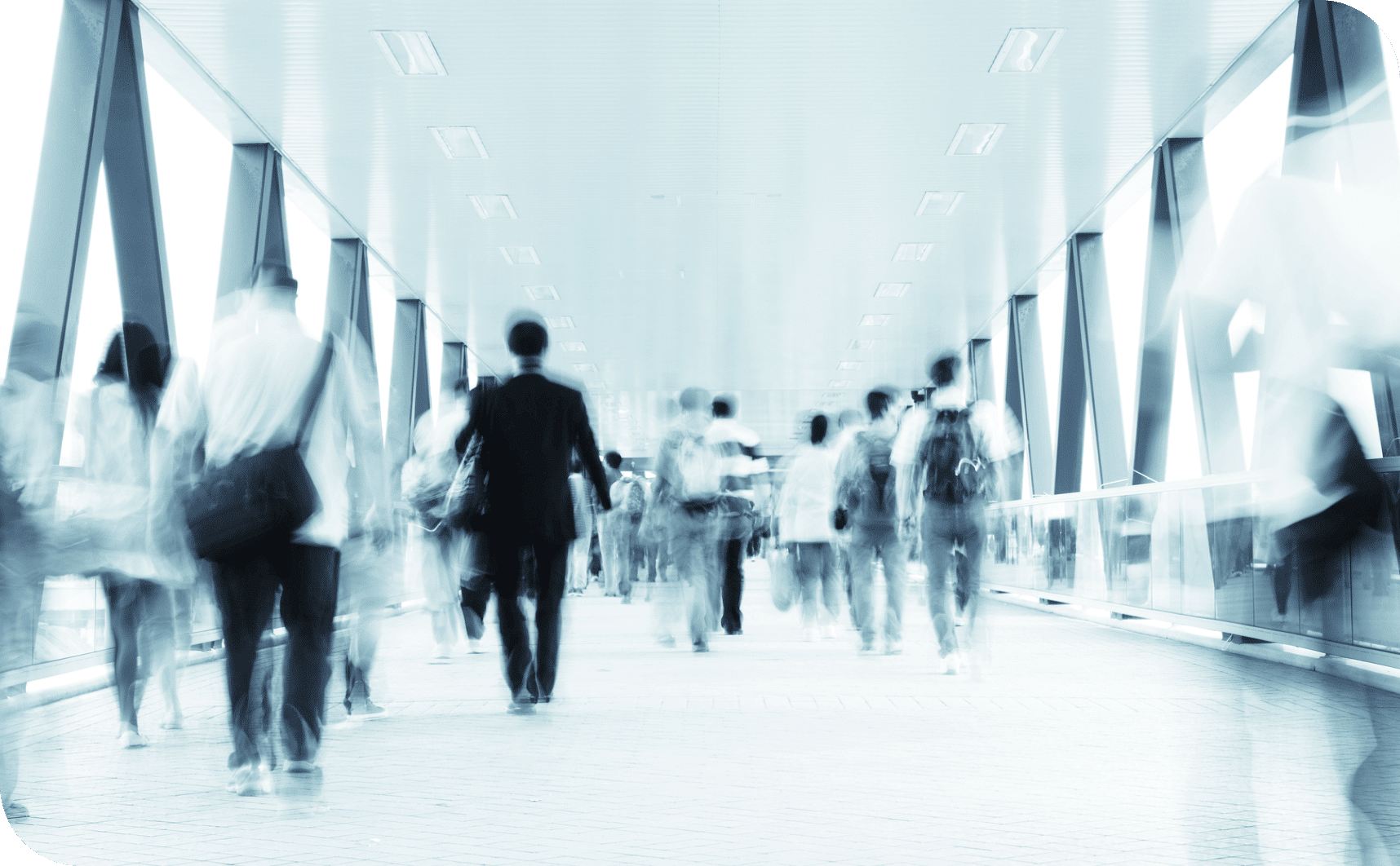 People walking